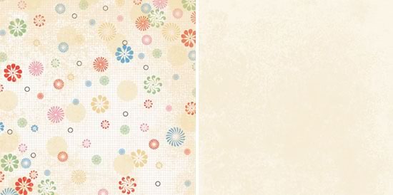 Carnival Flowers Double-Sided Paper/Carnival Ride Collection - G.C.D. Studios image 0