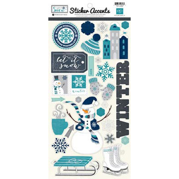 Let it Snow Sticker Accents - Echo Park image 0