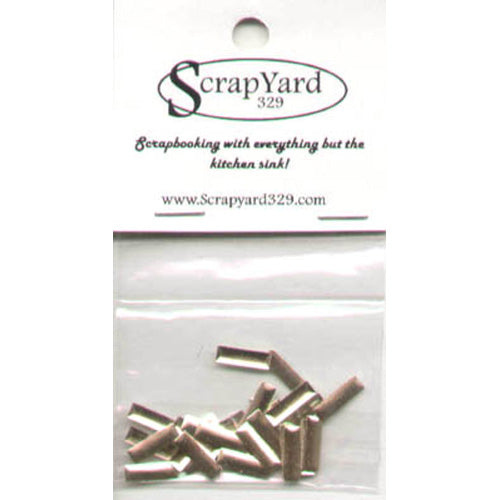 Small Gold Rectangle Metal Embellishments / Scrap Yard 329 image 0