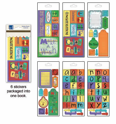 Celebrate Sticker Book - Carolees Creations/Adornit image 0