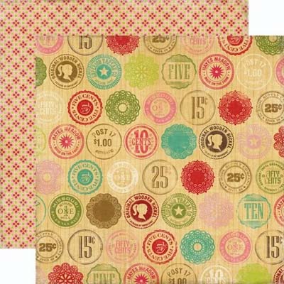 Wooden Nickel Double Sided Paper/This and That Grateful Collection - Echo Park image 0