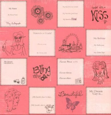Flirtatious Squares Paper - Carolees Creation image 0