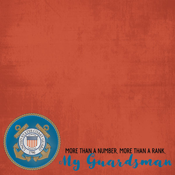 My Guardsman/Coast Guard Paper - Scrapbook Customs image 0