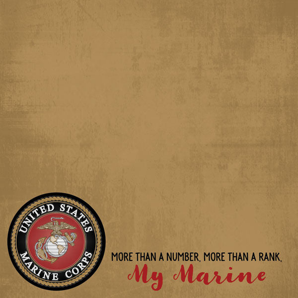 My Marine Military Paper - Scrapbook Customs image 0