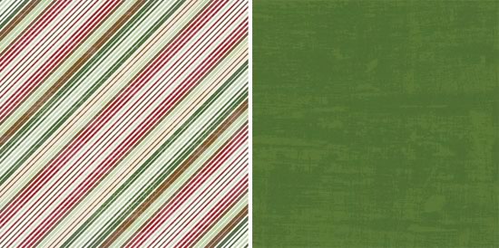 Candy Cane Double-Sided Paper/Winter Wonderland - G.C.D. Studios image 0