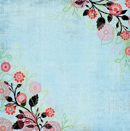 Lovefest Flowers 12 x 12 Paper - Carolees Creation image 0