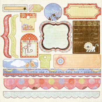 Little Sprouts Cardstock Sticker from Fancy Pants image 0
