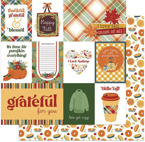 Happy Fall Cut-Apart Paper/Autumn Greetings - PhotoPlay image 0