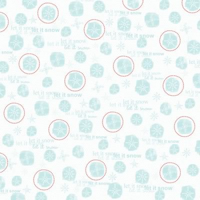 Stitched Snowflakes Paper - Carolees Creation image 0