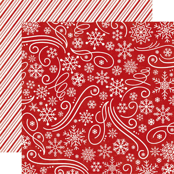 Snowflake Swirl Paper -Echo Park image 0