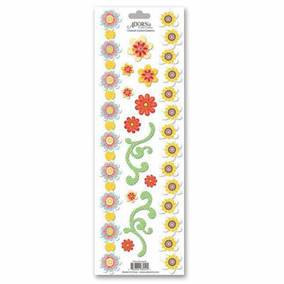 Border Sticker/Daisy Bouquet - Carolees Creations/Adornit image 0