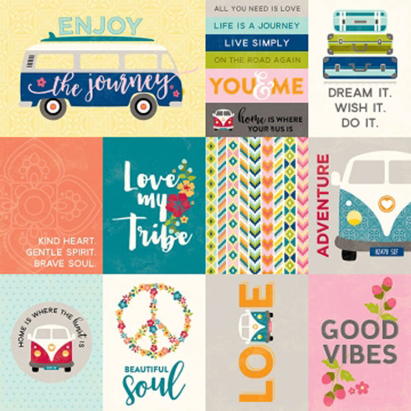 Bohemian Brew Bite Size Bits Paper- Jillibean Soup image 1