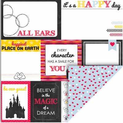 Magic Tags/Magic Hearts Double-Sided Paper - Queen & Co image 0