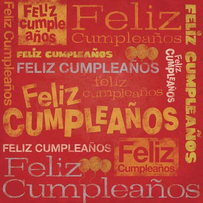 Birthday/Feliz Cumpleanos Paper, Karen Foster image 0