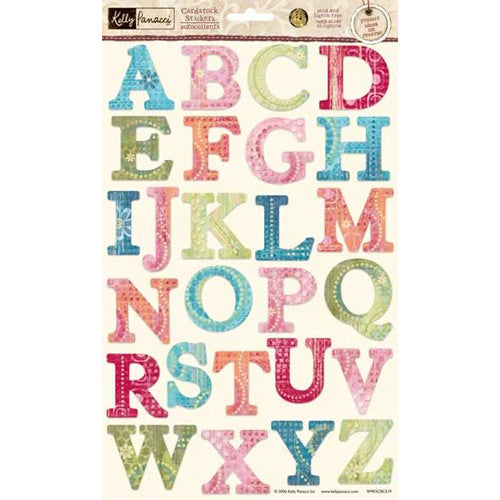Kelly Panacci Funtastik Upper Case Cardstock Sticker - Sandylion image 0