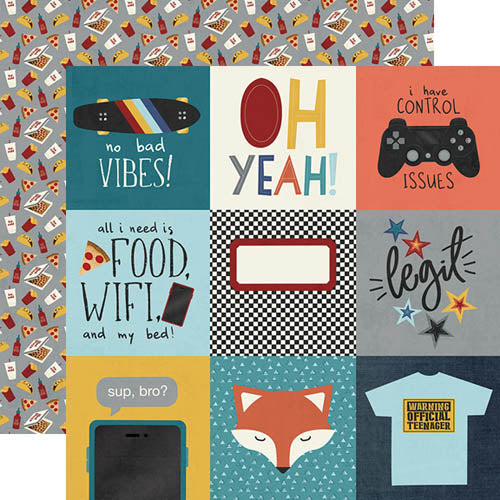 Bro & Co. 4x4 Elements Paper - Simple Stories image 0
