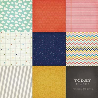 Block of Time Double-Sided Paper/Flashback Collection - KI Memories image 0