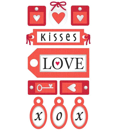 Love/Valentines 3-D Essentials Sticker, SandyLion image 0