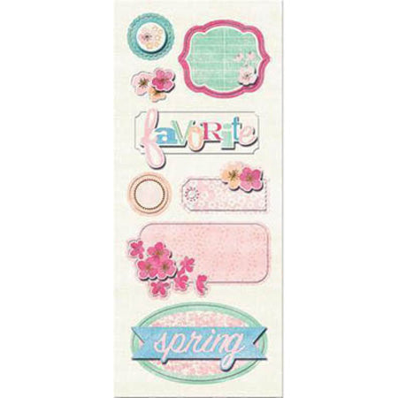 Jump Ups Stacker Stickers/Garden Party Collection / Imaginisce image 0