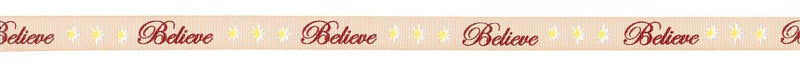 Believe Words Ribbon - Carolees Creations/Adornit image 0