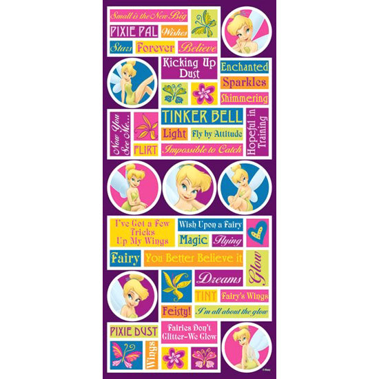 Disney Tinker Bell Phrase Sticker, SandyLion image 0