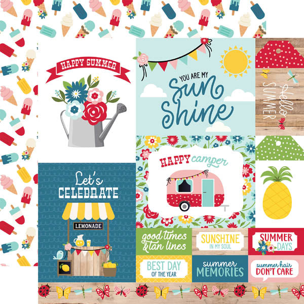 A Slice of Summer Multi Journaling Paper - Echo Park image 0