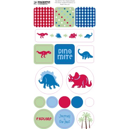 Dino Chipboard Accents - Boxer Scrapbook Prod. image 0