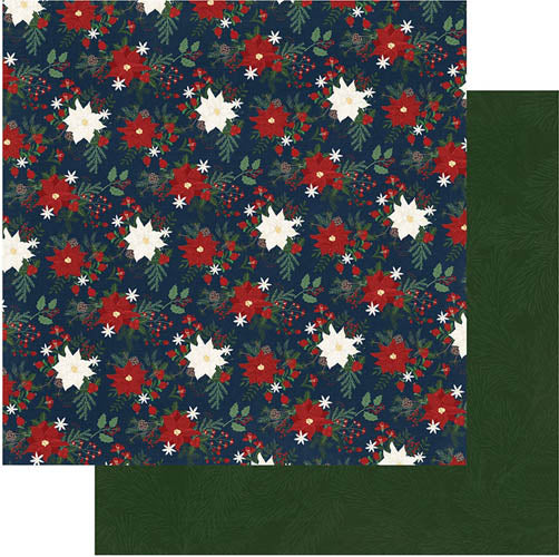 Poinsettias Paper/Winter Memories - PhotoPlay image 0