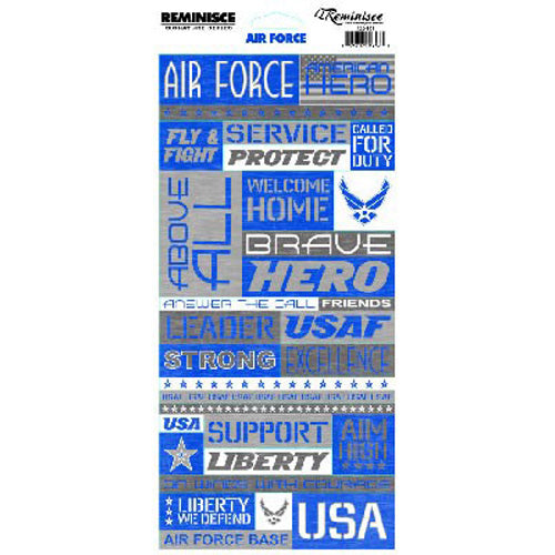 American Hero Cardstock Stickers/Signature Series Air Force (B) - Reminisce image 0