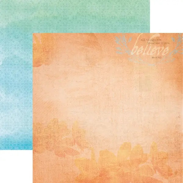 Believe Double-Sided Paper - Paper House image 0