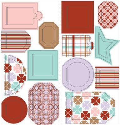 Miss Muffet Barn Door Chipboard Die Cuts from Piggy Tales image 0