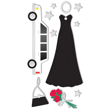 Formal Girl 3-D Essentials Sticker, SandyLion image 0