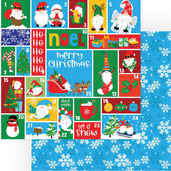 Gnome for Christmas Countdown Paper - PhotoPlay image 0