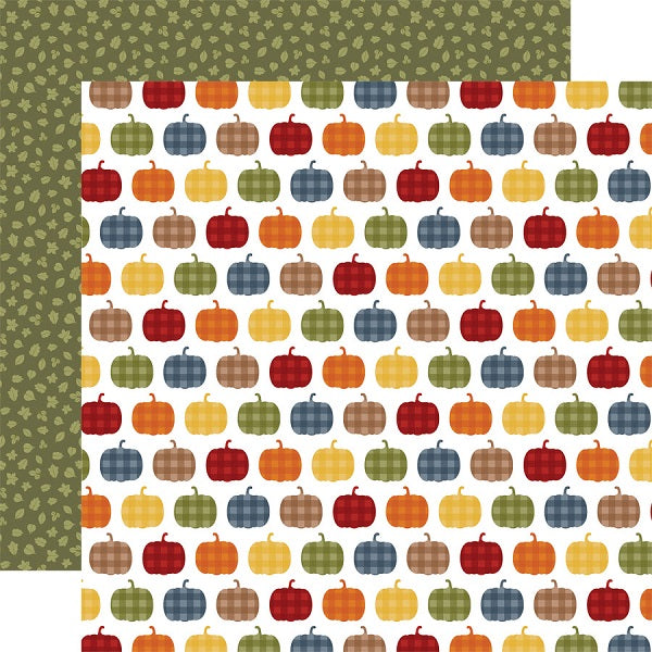 Gingham Gourds Paper - Echo Park image 0