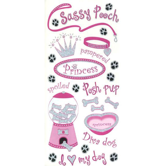 Sassy Pooch Sticker, SandyLion image 0