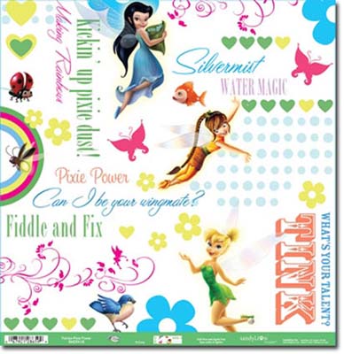 Disney Fairies Pixie Power Paper, Sandylion image 0