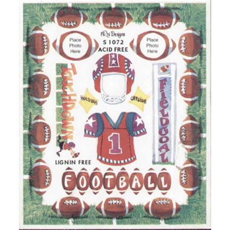 Football Stickers by NRN Designs image 0