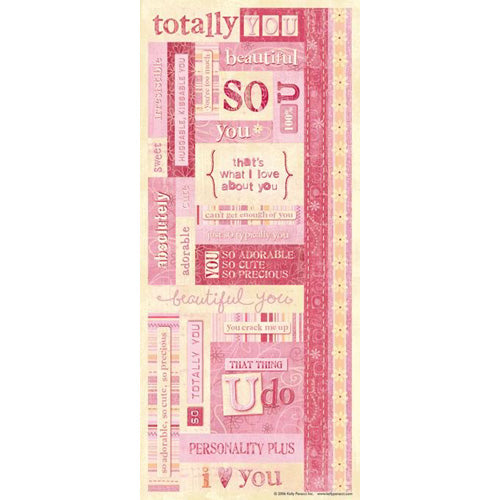 Kelly Panacci Totally You Words & Borders Sticker - Sandylion image 0