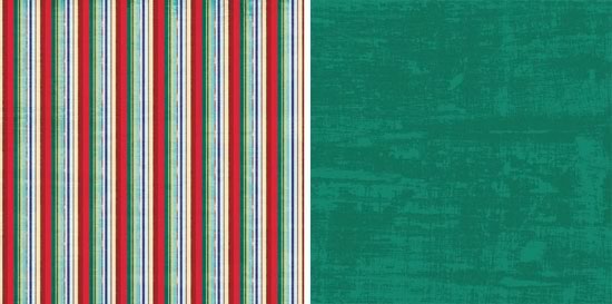 Stocking Double-Sided Paper/Winter Wonderland Collection- G.C.D. image 0