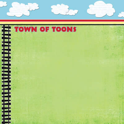Town of Toons Paper- Carolees Creations/Adornit image 0