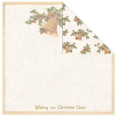 Jingle Bells Double-Sided Christmas Paper - Creative Imaginations image 0