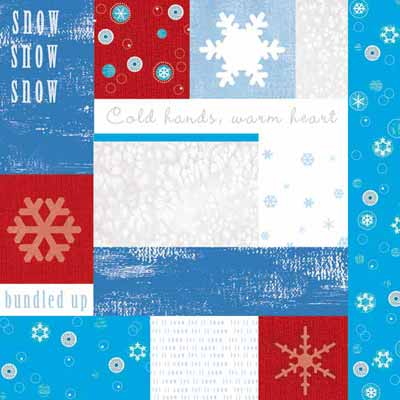 Snow Patches Paper - Carolees Creations/Adornit image 0