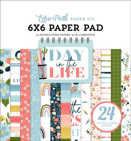 A Day in the Life 6x6 Paper Pad - Echo Park image 0