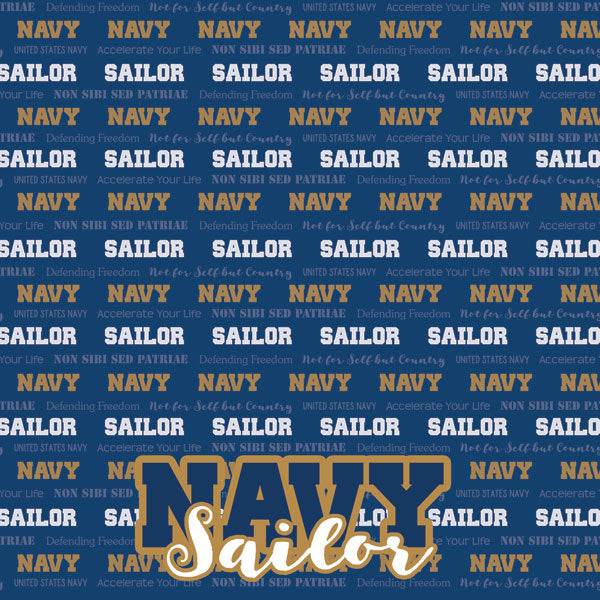 Navy Active Duty Paper - Scrapbook Customs image 0