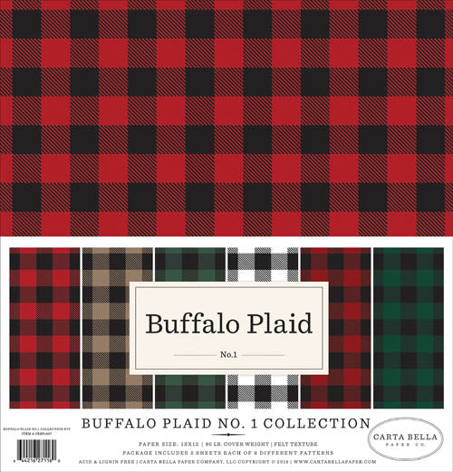 Buffalo Plaid #1 Collection- Carta Bella image 0