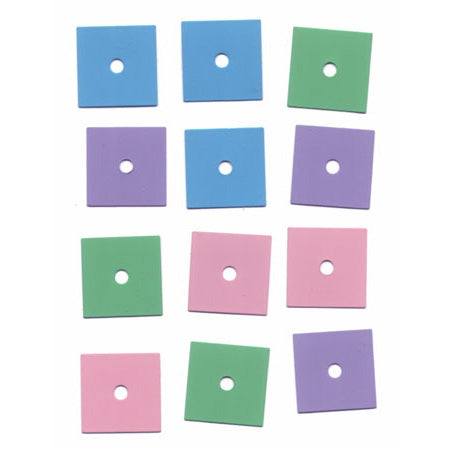 Pastel Squares Metal Eyelet - Carolees Creation image 0