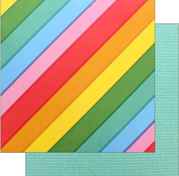 Rainbowtastic Paper/Happy Hooray - Pebbles image 0