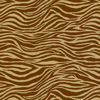 Chocolate & Kraft Zebra Paper - Canvas Corp image 0