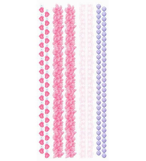 Little Girls Border Sticker, SandyLion image 0