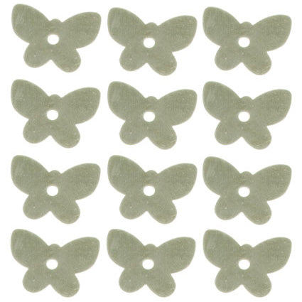 Silver Butterflies Metal Eyelets - Carolees Creations image 0